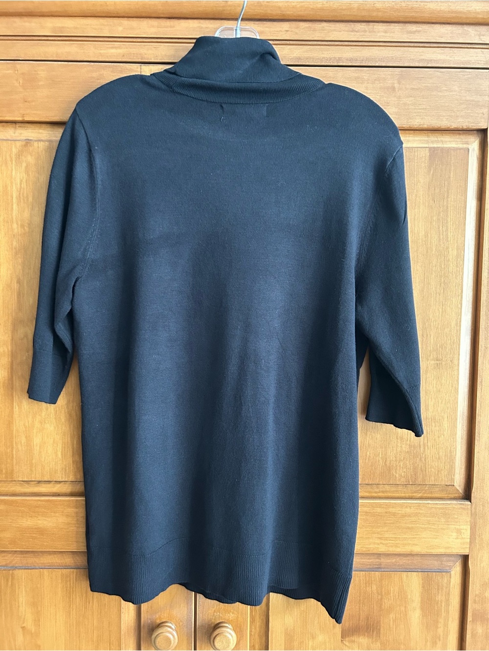 Liz Claiborne Black Turtleneck Sweater Size L - Picture 3 of 4